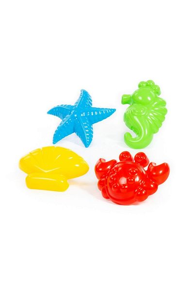 Polesie Molds (crab No:2+sea Horse+sea Star No:2+sea Shell No:2)