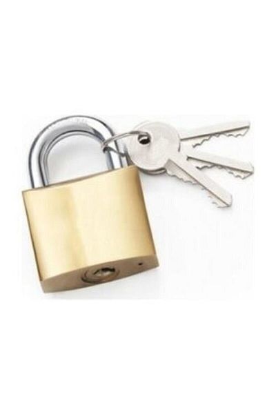 YDGR Yellow Padlock 25mm Steel Body
