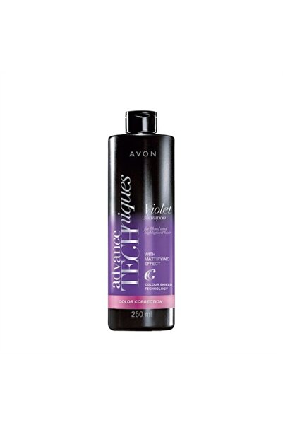 AVON Advance Techniques Mor Şampuan Colour Correction Sarı Ve Gölgeli Saçlar ...