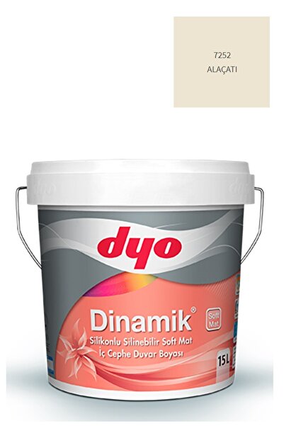 Dyo Dinamik Silikonlu Silinebilir Soft Mat Iç Cephe Duvar Boyası 7252 Alaçatı 15 lt
