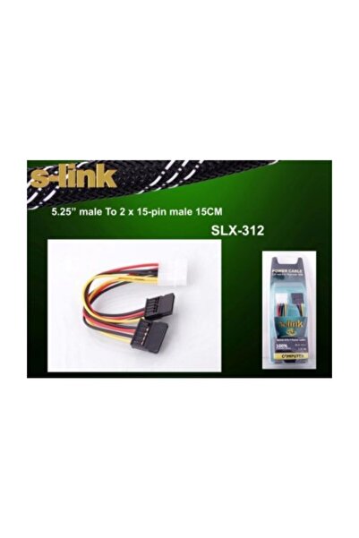 S-LINK S-Link Slx-312 İkili Sata Power Kablo