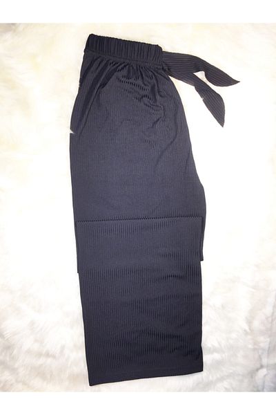 Altınay Flared Leg Pocketless Viscose Women's Pajama Bottoms Is4