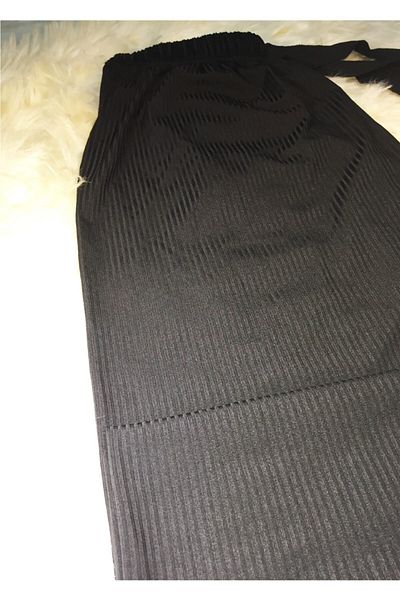 Altınay Flared Leg Pocketless Viscose Women's Pajama Bottoms Is4