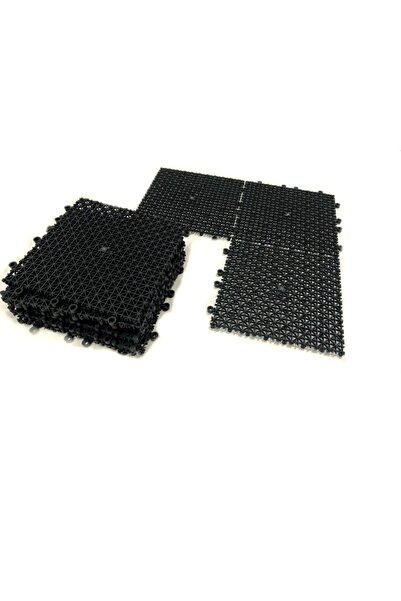 bademlerhali Plastik Geçmeli Yer Döşemesi Islak Zemin Karosu 10 Adet Koyu Yeşil