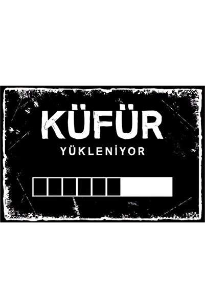 Hayal Poster Duvar Yazıları (yükleniyor) Retro Ahşap Poster