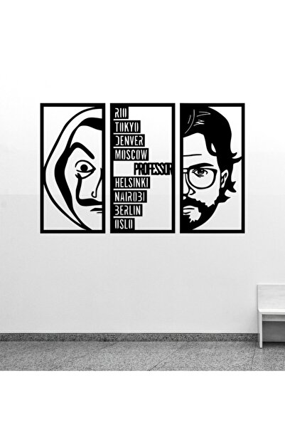 Teknograf 3 Parçalı La Casa De Papel Tablo