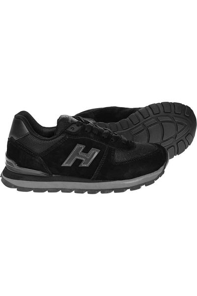 Hammer Jack Pantofi sport unisex, negru, din piele naturală