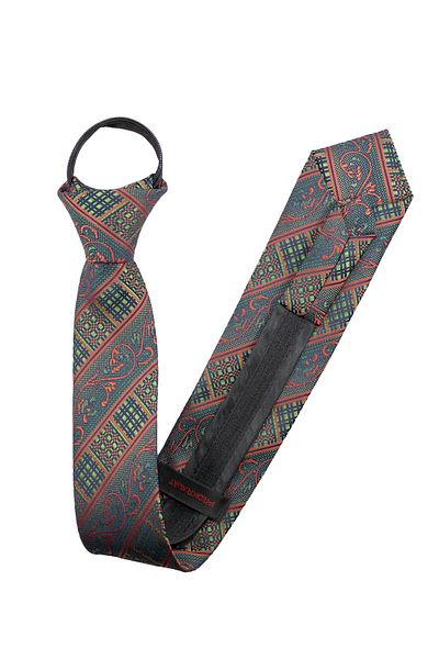 PROKRAVAT Checked Zippered Tie