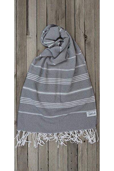 Babada Home 100% قطن 90x180 بيشتيمال - ناعم وعالي الامتصاص للماء - رمادي سلطان