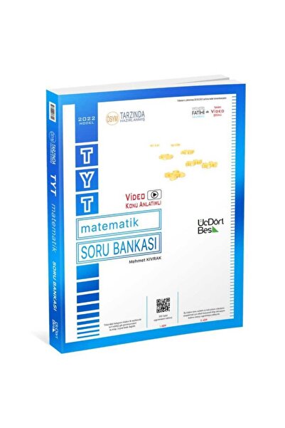 Üç Dört Beş Yayıncılık 345 Tyt Matematik Soru Bankası 2022 (net Takip Çizelgesi Hediyeli)