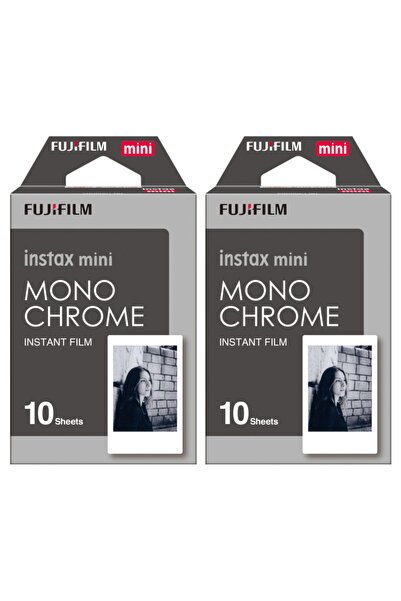 Fujifilm Instax Mini Monochrome Siyah-beyaz 10x2 Film Seti