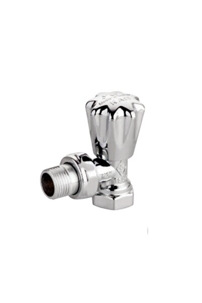 KAS Krom Köşe Radyatör Vanası - Krom Havlupan Vanası Kas 1/2