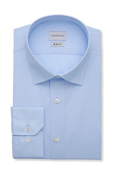 Açık Mavi Slim Fit Gömlek