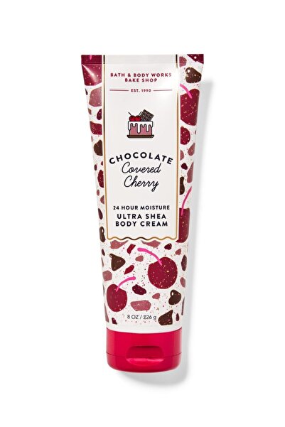 Bath & Body Works Chocolate Covered Cherry Shea Içeren Vücut Kremi 8 Oz / 226 G
