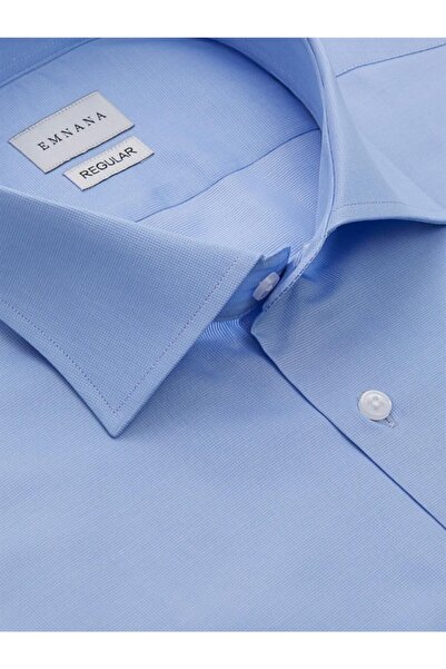 EMNANA Mavi Regular Fit Gömlek