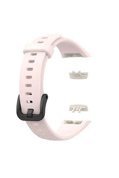 Markacase Honor Band 6 Için Silikon Kordon Açık Pembe