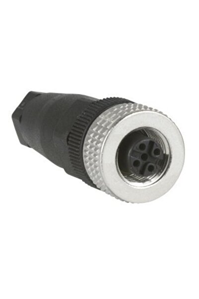 SCHNEIDER Conector electric priză M12 cu 4 pini drept (XZCC12FDM40B)