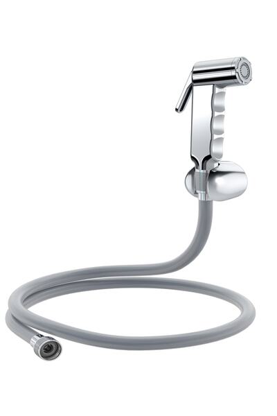 Ahlez رأس دش شطاف كروم + مجموعة شطاف خرطوم دش مضاد للالتواء من مادة PVC