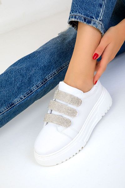 SOHO 19462 Modell Weiße Damen Sneakers