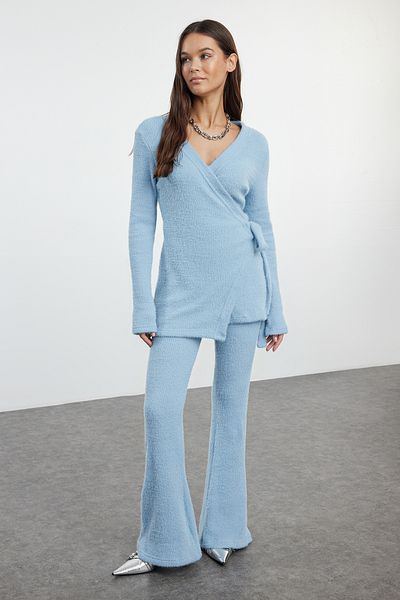 Trendyol Collection Kétsoros kék kötöttáru szett - TWOAW25AU00047