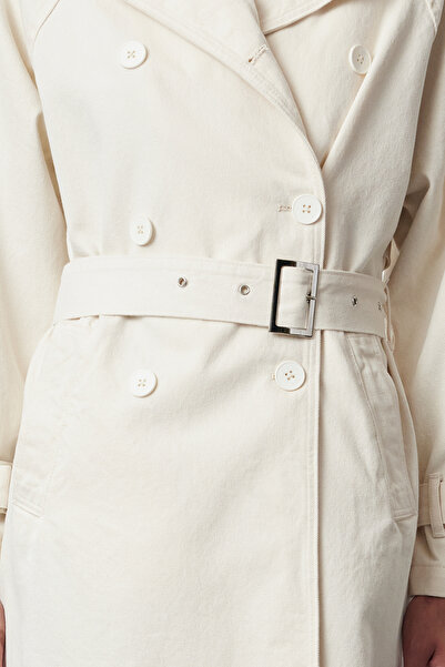 Trendyol Collection Джинсові тренчкоти з білим поясом TWOSS23TR00028