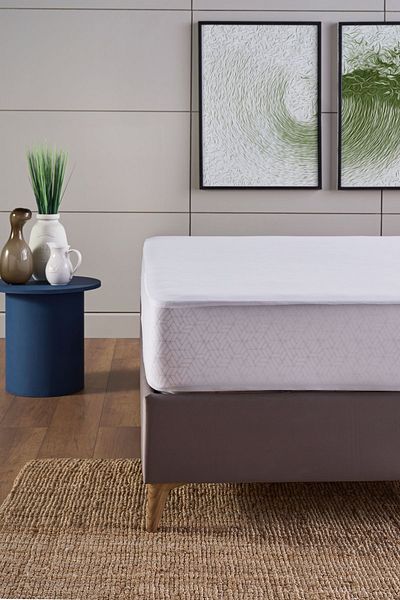 Doqu Home Στρώμα Perla White - Αδιάβροχο, Εφαρμοσμένο, 100 x 200 cm