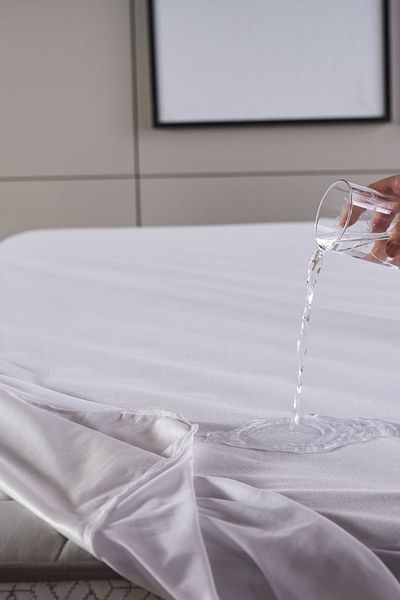 Doqu Home Στρώμα Perla White - Αδιάβροχο, Εφαρμοσμένο, 200 x 200 cm