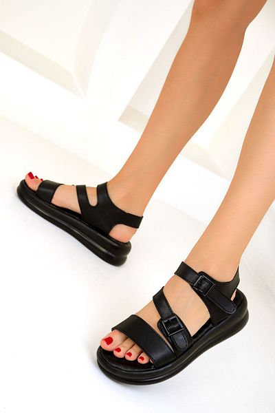 SOHO Women's Black Sandals - Model 19467