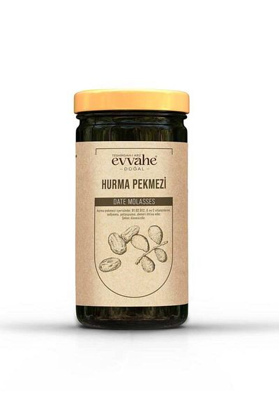 EVVAHE DOĞAL Date Molasses (300 Gr.)