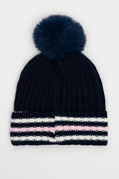 zepkids Hello Written Blue Marine Color Eșarfă Set Beanie