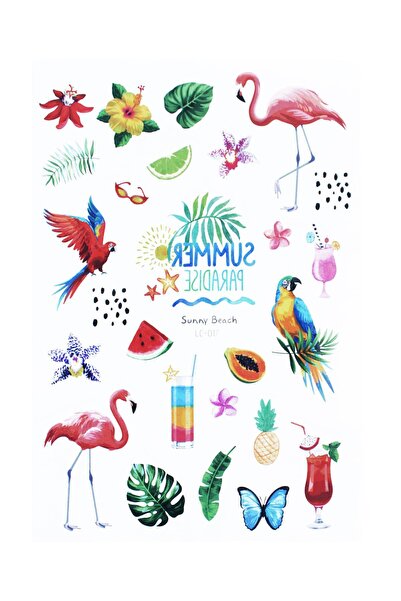 New Obsessions Summer Paradise Geçici Dövme