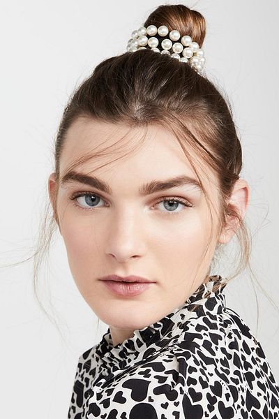 New Obsessions Комплект от 4 перлени ластици за коса
