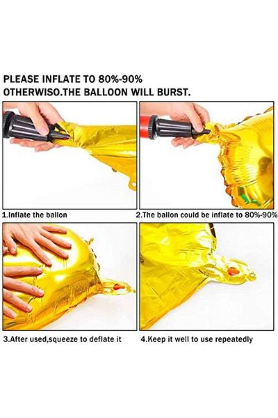 BEST PARTİ DOĞUM GÜNÜ PARTİ SÜSLERİ Red Airplane Foil Balloon