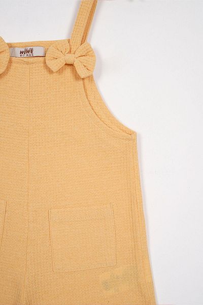 zepkids Mustard Colored Girl's Shalopet - With Bow Accessory