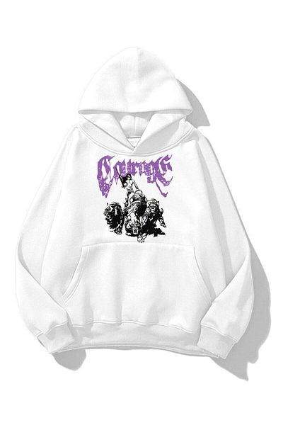 Trendiz Unisex φούτερ Courage Hoodie White