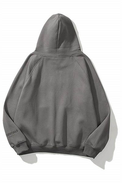 Trendiz Unisex Anthrazit Essentials Sweatshirt Kapuzenpullover