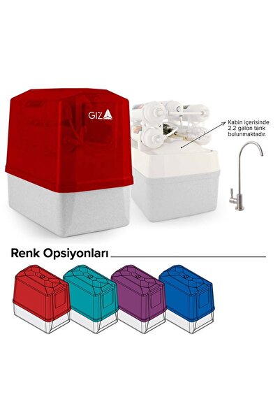 Waterline Birinci Kalite Pompasız Pro Lüks 8 Litre 5 Aşamalı Su Arıtma