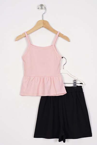 zepkids Powder Color Sorted Button Detailed Set for Girl