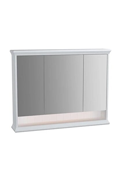 VitrA 62234 Valarte Led Aydınlatmalı Dolaplı Ayna, 100 Cm, Mat Beyaz