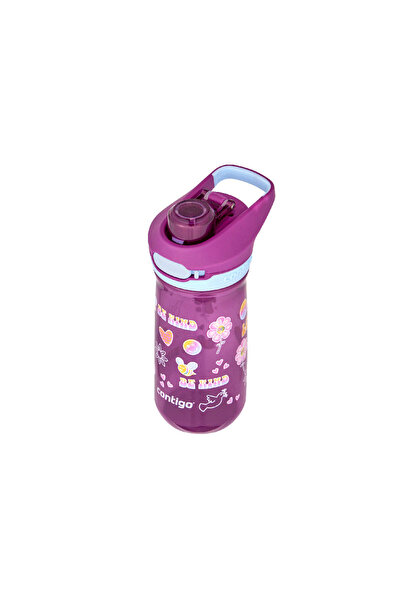 Contigo Jessie Tritan Bass Children's Water Bottle with Inner Lid 420ml - Pink