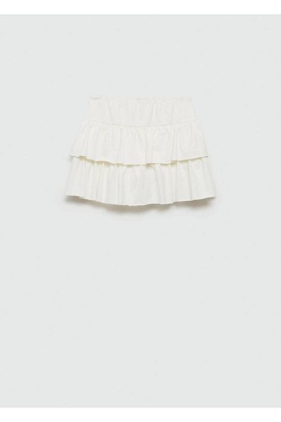 MANGO Kids Fusta Albă Pentru Copii