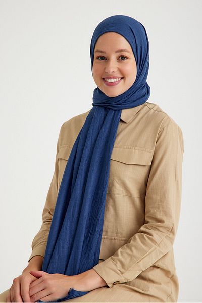 QANU Bamboo Crochet Navy Blue