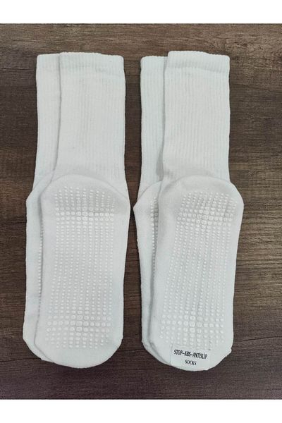 Leement socks Нехлъзгащи се унисекс спортни чорапи - 2 чифта долнище, памучна подметка, кърпа против приплъзване