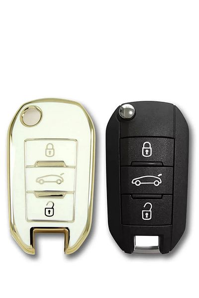 C9 Peugeot 508 301 3 - White Auto Switch Control Boxi with Button Switch and Case