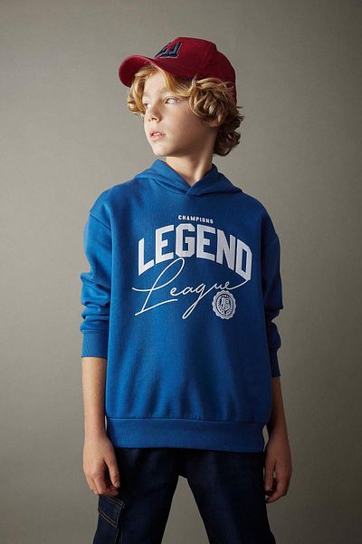 DeFacto Silná chlapecká mikina oversize s kapucí - B3994a823wn