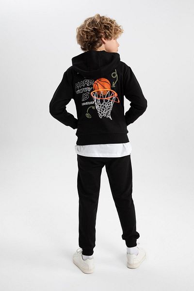 DeFacto Boy'S Back PrintEd SwEatshirt and SwEatpantS SEt - V7324a623wn