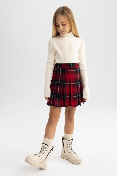 DeFacto Menő kockás szoknya lányoknak - B3490a823au