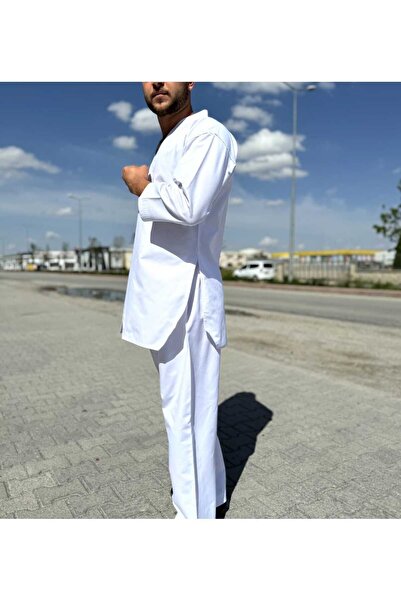 Butik Tekvando Acemi Elbise Kıyafeti Dobok Beyaz Yaka