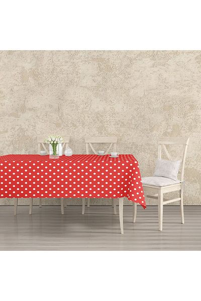 Willuxe Hygienic Oilcloth Tablecloth - Washable and Wipeable Stain Resistant