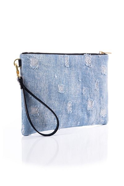 Ecrou Geanta Portofoliu Denim 31 X 19 Cm